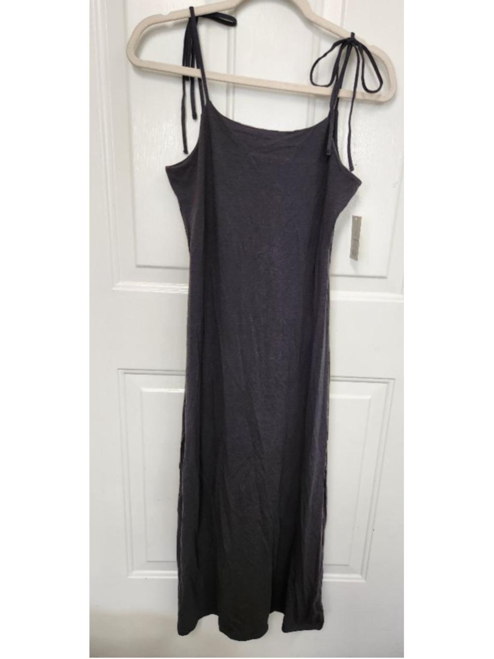 A New Day Open Back Dress Gray XS